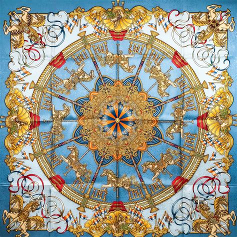 Luna Park HERMES Silk Jacquard Scarf